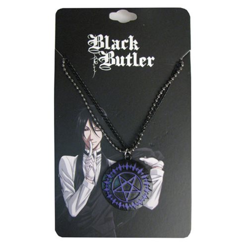 Black Butler Pentacle Double Necklace